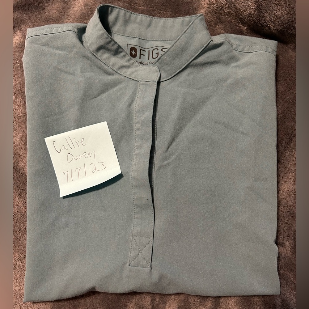 Figs Rafaela scrub top in hydrogreen